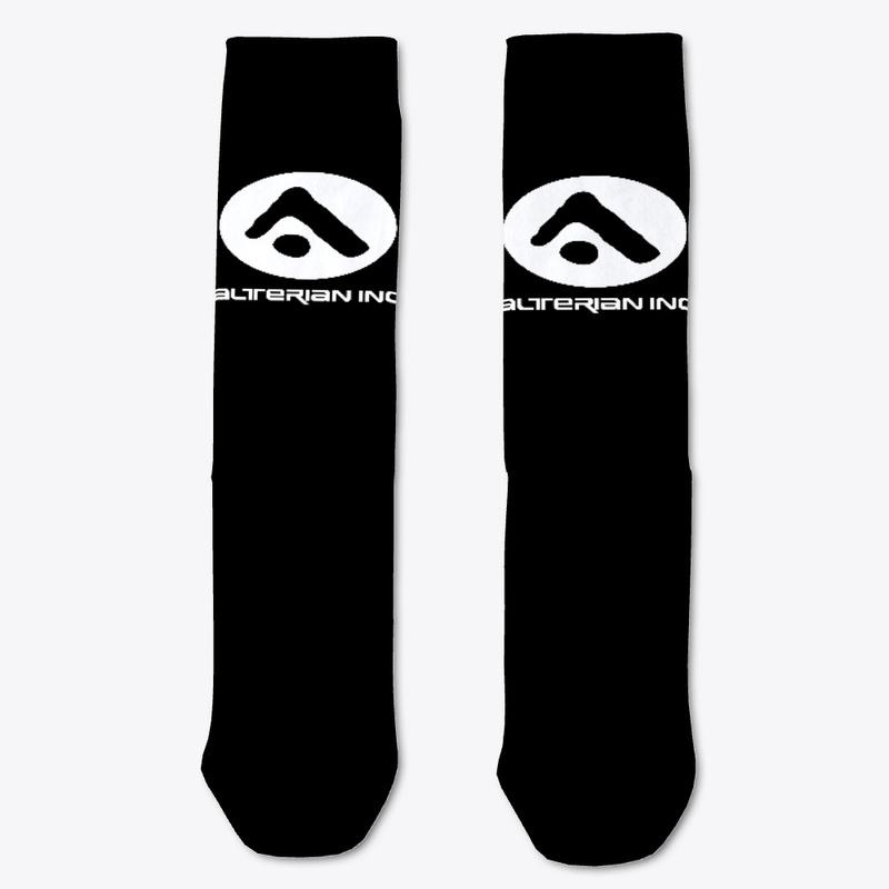 Alterian Black Crew Socks